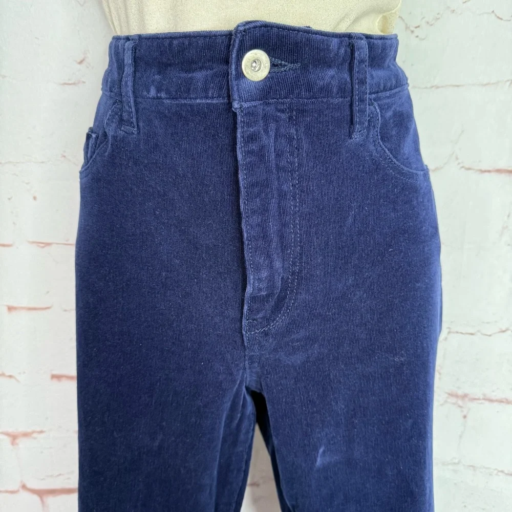 ANTHROPOLOGIE PILCRO Plus Size 32 High Rise Skinny Navy Corduroy 35” Waist Jeans - Picture 16 of 16